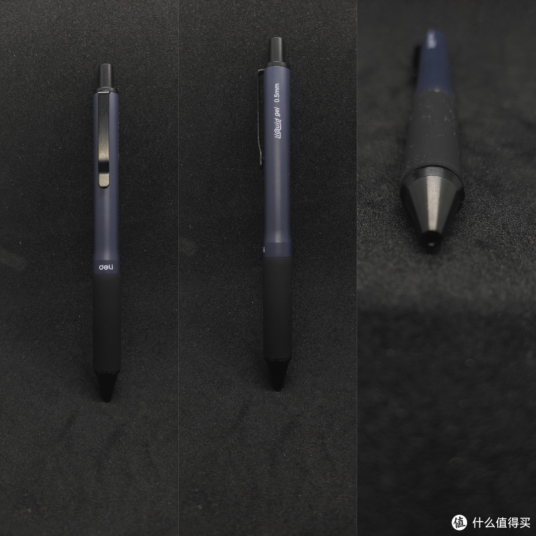 液态硅胶笔握+金属内管(低重心)+速干双珠ST,得力A99开箱体验